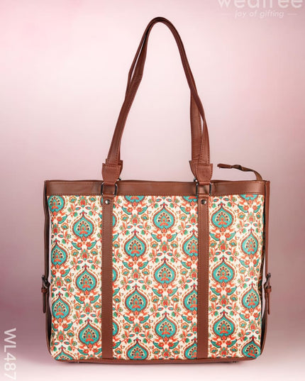Printed Fabric Handbags - WL4878 Hand Bags