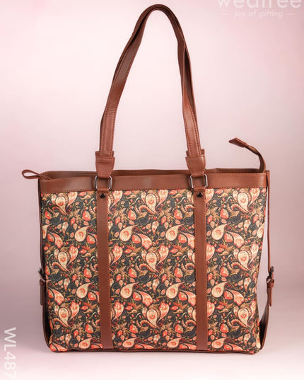 Printed Fabric Handbags - WL4879 Hand Bags