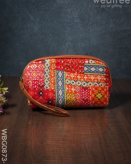Printed Fabric Purse - Wbg0873 Clutches & Purses