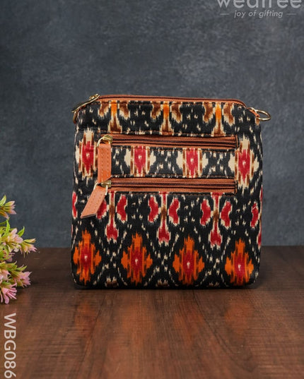 Printed Fabric Sling Bag - Wbg0861 Clutches & Purses