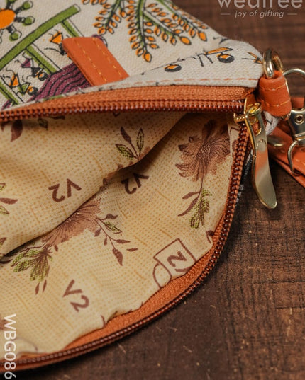 Printed Fabric Sling Bag - Wbg0861 Clutches & Purses