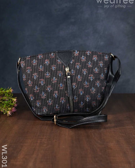 Printed Fabric Sling Bag - Wl3018 Bags