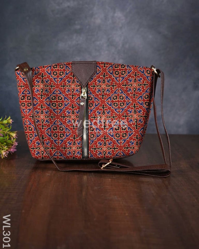 Printed Fabric Sling Bag - Wl3018 Bags