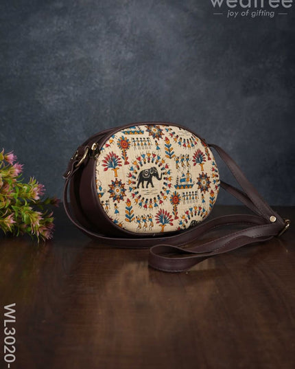 Printed Fabric Sling Bag - Wl3020 1 Bags