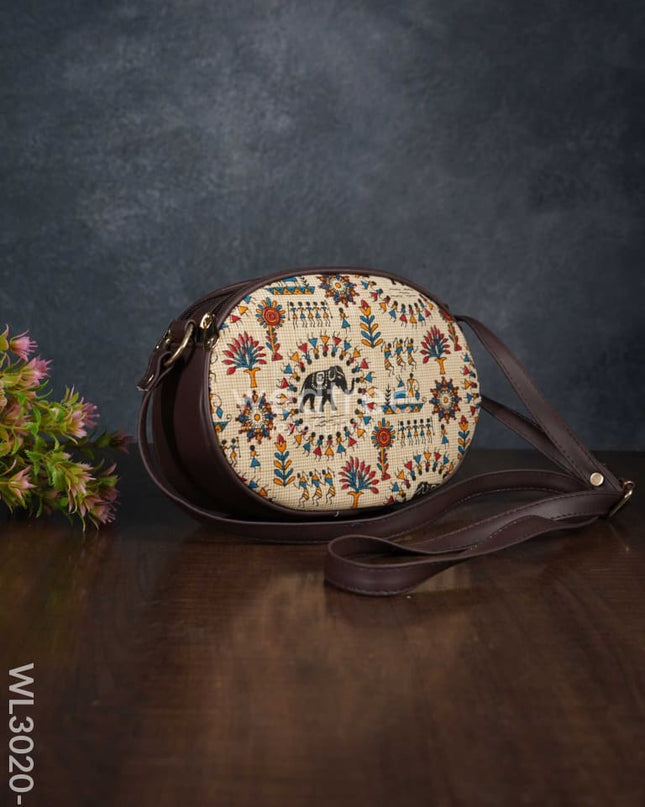 Printed Fabric Sling Bag - Wl3020 1 Bags