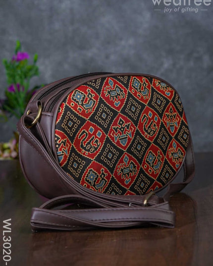 Printed Fabric Sling Bag - Wl3020 6 Bags