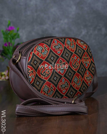 Printed Fabric Sling Bag - Wl3020 6 Bags