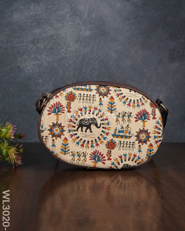 Printed Fabric Sling Bag - Wl3020 Bags