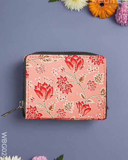 Printed Fabric Wallet - WBG0240 Clutches & Purses