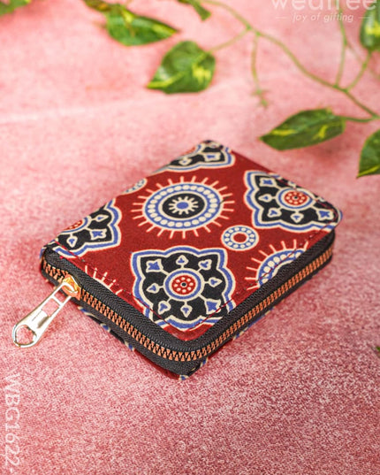 Printed Fabric Wallet - WBG1622-1 Clutches & Purses