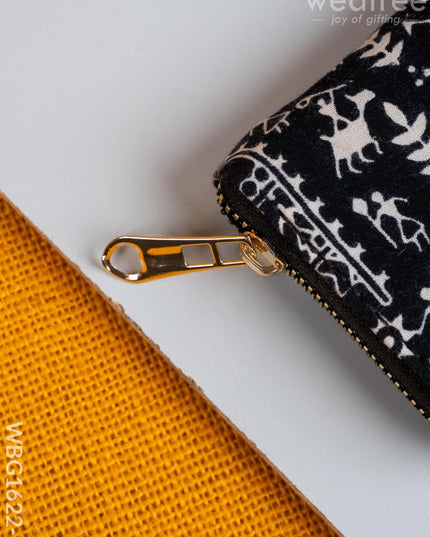Printed Fabric Wallet - WBG1622-1 - Clutches & Purses