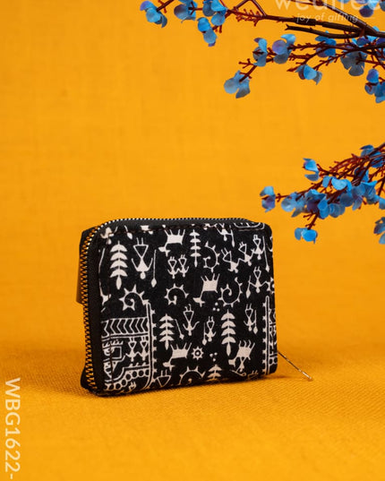 Printed Fabric Wallet - WBG1622-1 - Clutches & Purses