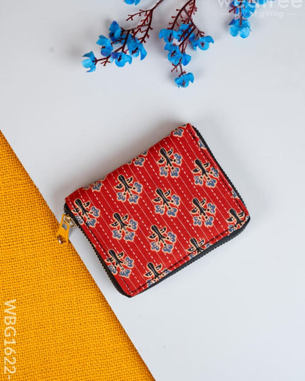 Printed Fabric Wallet - WBG1622-1 - Clutches & Purses