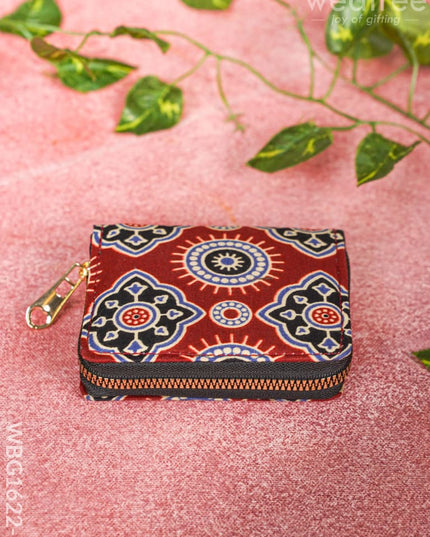 Printed Fabric Wallet - WBG1622-1 Clutches & Purses