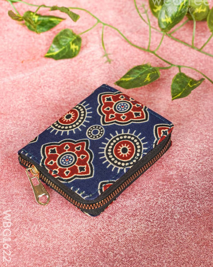 Printed Fabric Wallet - WBG1622-1 Clutches & Purses