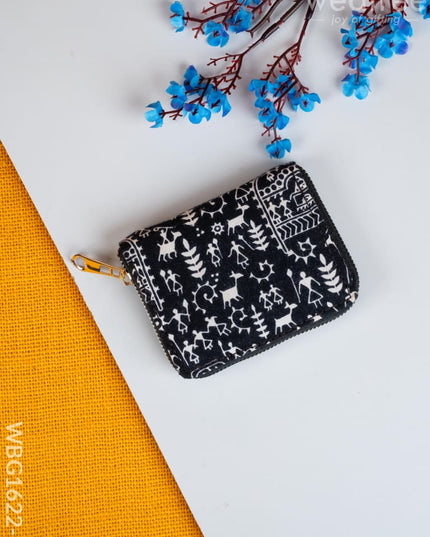 Printed Fabric Wallet - WBG1622-1 - Clutches & Purses