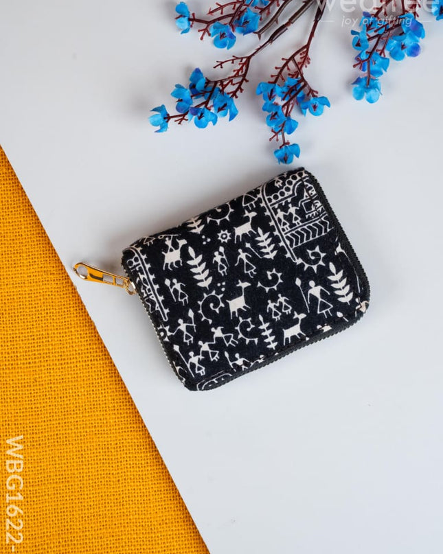 Printed Fabric Wallet - WBG1622-1 - Clutches & Purses