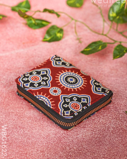 Printed Fabric Wallet - WBG1622-1 Clutches & Purses