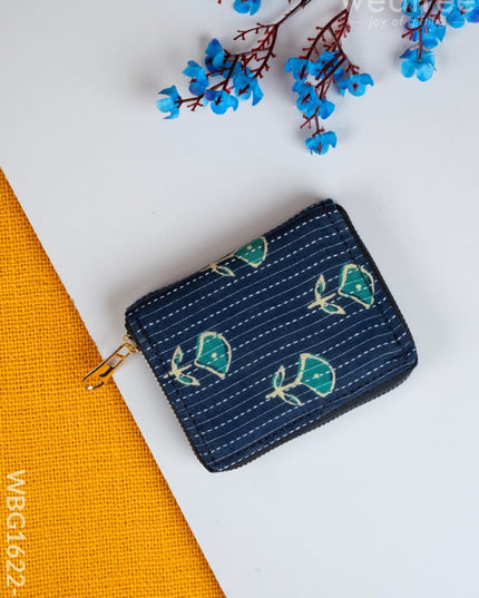 Printed Fabric Wallet - WBG1622-1 - Clutches & Purses