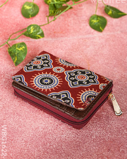 Printed Fabric Wallet - WBG1622-2 Clutches & Purses
