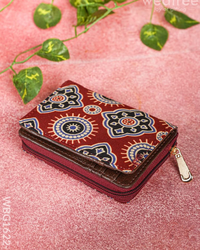 Printed Fabric Wallet - WBG1622-2 Clutches & Purses