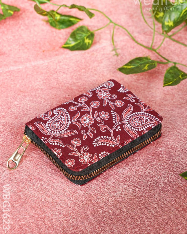 Printed Fabric Wallet - WBG1623-1 Clutches & Purses