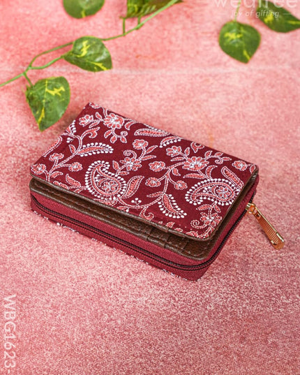 Printed Fabric Wallet - WBG1623-2 Clutches & Purses