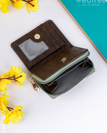 Printed Fabric Wallet - WBG1847 - Clutches & Purses