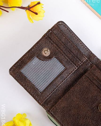 Printed Fabric Wallet - WBG1847 - Clutches & Purses
