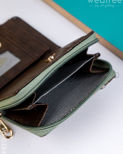 Printed Fabric Wallet - WBG1847 - Clutches & Purses