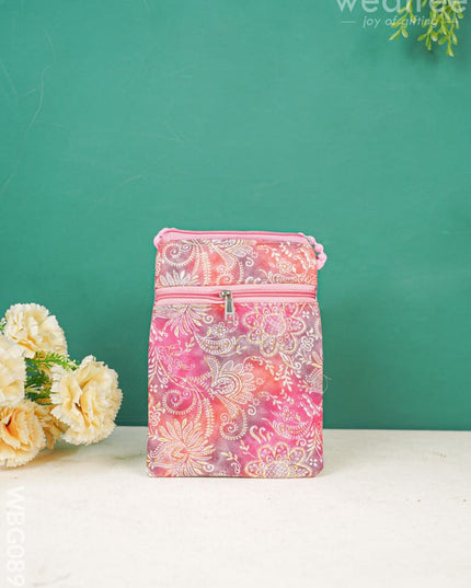 Printed Frabric Sling Bag - Wbg0893 Clutches & Purses