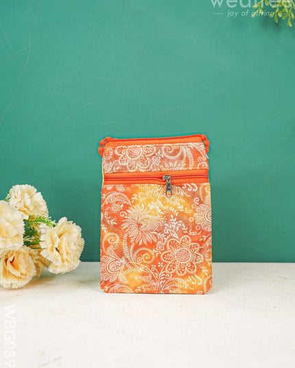 Printed Frabric Sling Bag - Wbg0893 Clutches & Purses