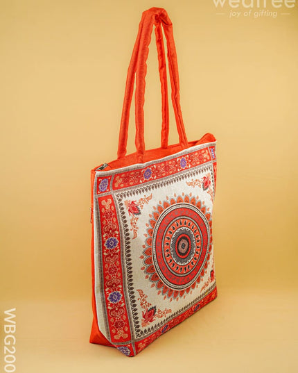 Printed Hand Bag - 13x7 inch - WBG2004 - Hand Bags