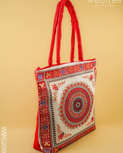 Printed Hand Bag - 13x7 inch - WBG2004 - Hand Bags