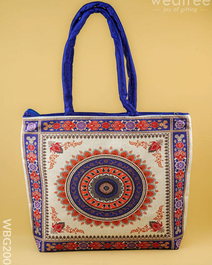 Printed Hand Bag - 13x7 inch - WBG2004 - Hand Bags