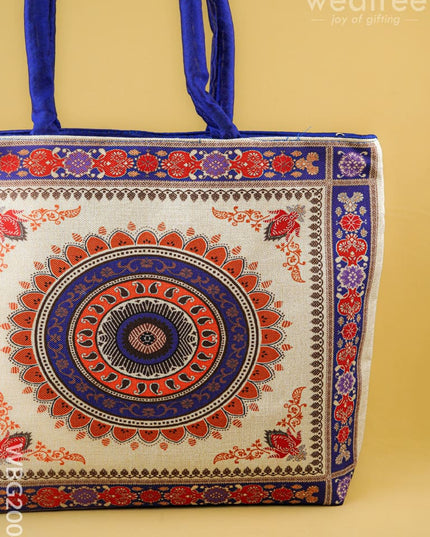 Printed Hand Bag - 13x7 inch - WBG2004 - Hand Bags