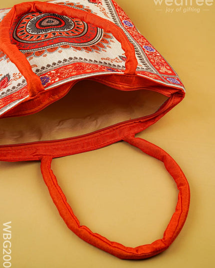 Printed Hand Bag - 13x7 inch - WBG2004 - Hand Bags