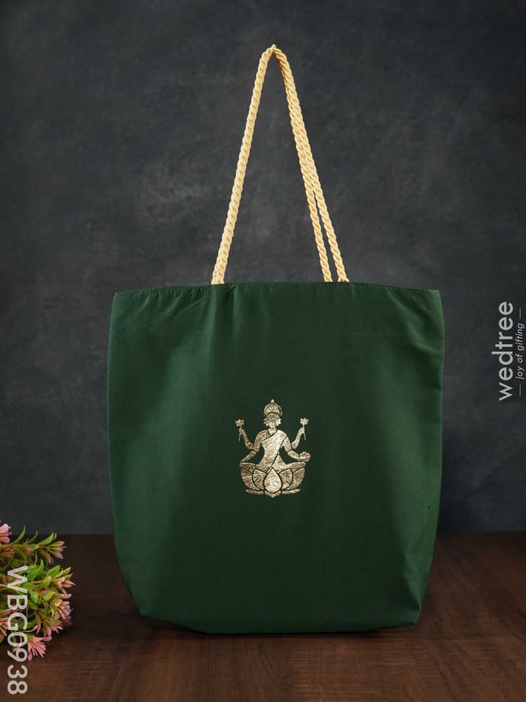 Printed Hand Bag - Lakshmi Ganesha Wbg0938 Bags