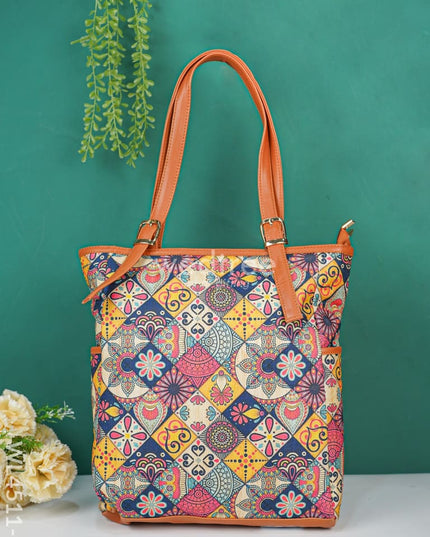 Printed Hand Bag - Wl4511 3 Bags