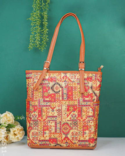 Printed Hand Bag - Wl4511 5 Bags