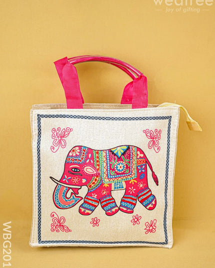Printed Handbag - 9x9 inch - WBG2014 - Hand Bags