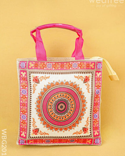 Printed Handbag - 9x9 inch - WBG2014 - Hand Bags