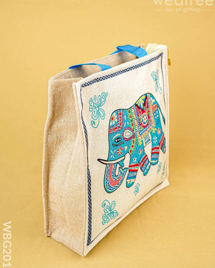 Printed Handbag - 9x9 inch - WBG2014 - Hand Bags
