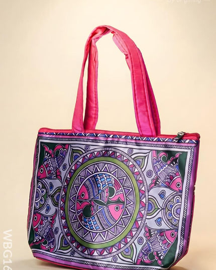 Printed Handbag - WBG1626 - Hand Bags