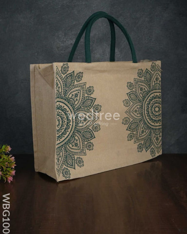 Printed Juco Bag - Mandala Art Wbg1009 Jute Bags