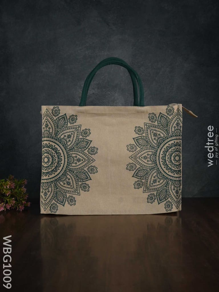 Printed Juco Bag - Mandala Art Wbg1009 Jute Bags