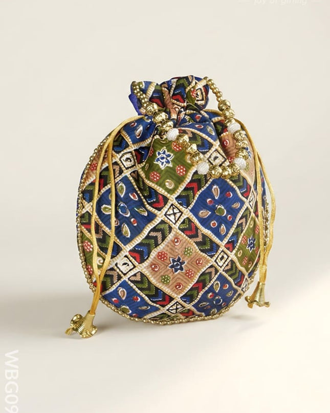 Printed Potli Bag - WBG0924 - Potli Bags