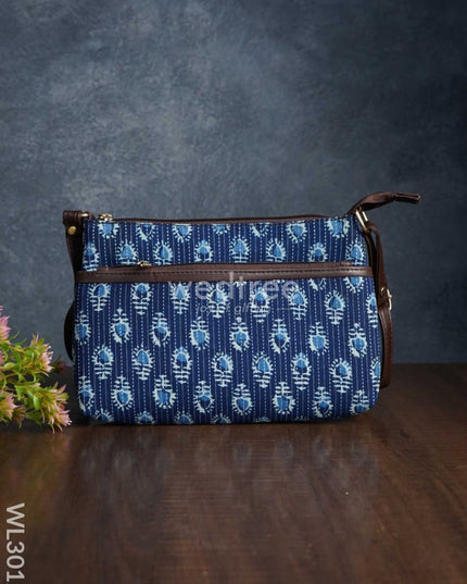 Printed Sling Bag In Cotton Fabric - Wl3012 Bags