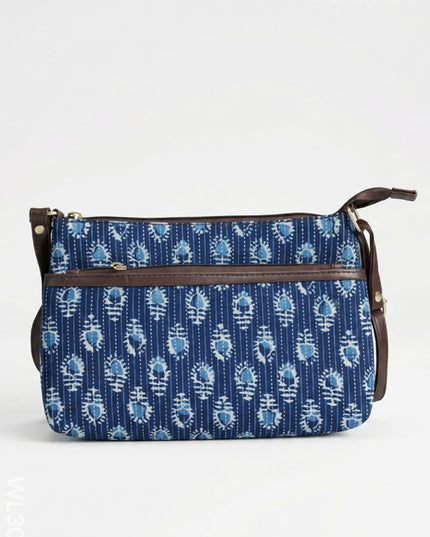 Printed Sling Bag in Cotton Fabric - WL3012 - Sling Bags