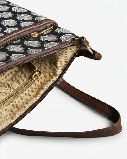 Printed Sling Bag in Cotton Fabric - WL3012 - Sling Bags